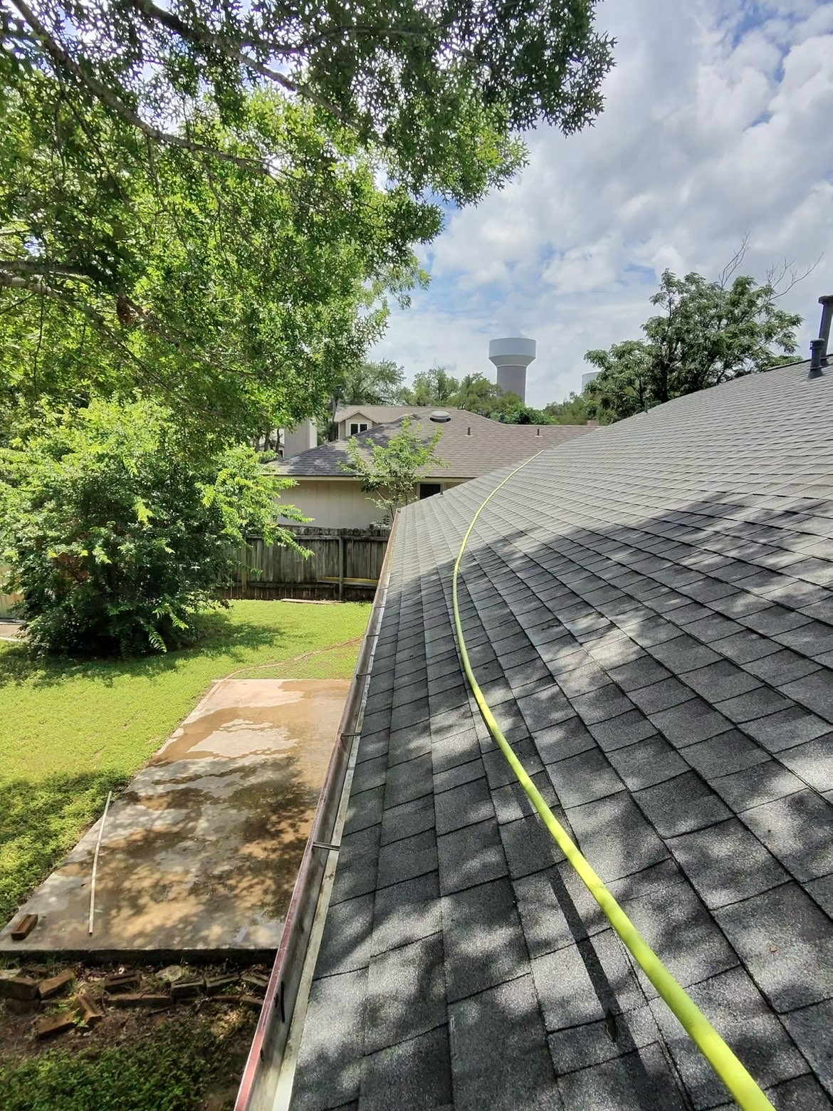 Gutter Cleaning after